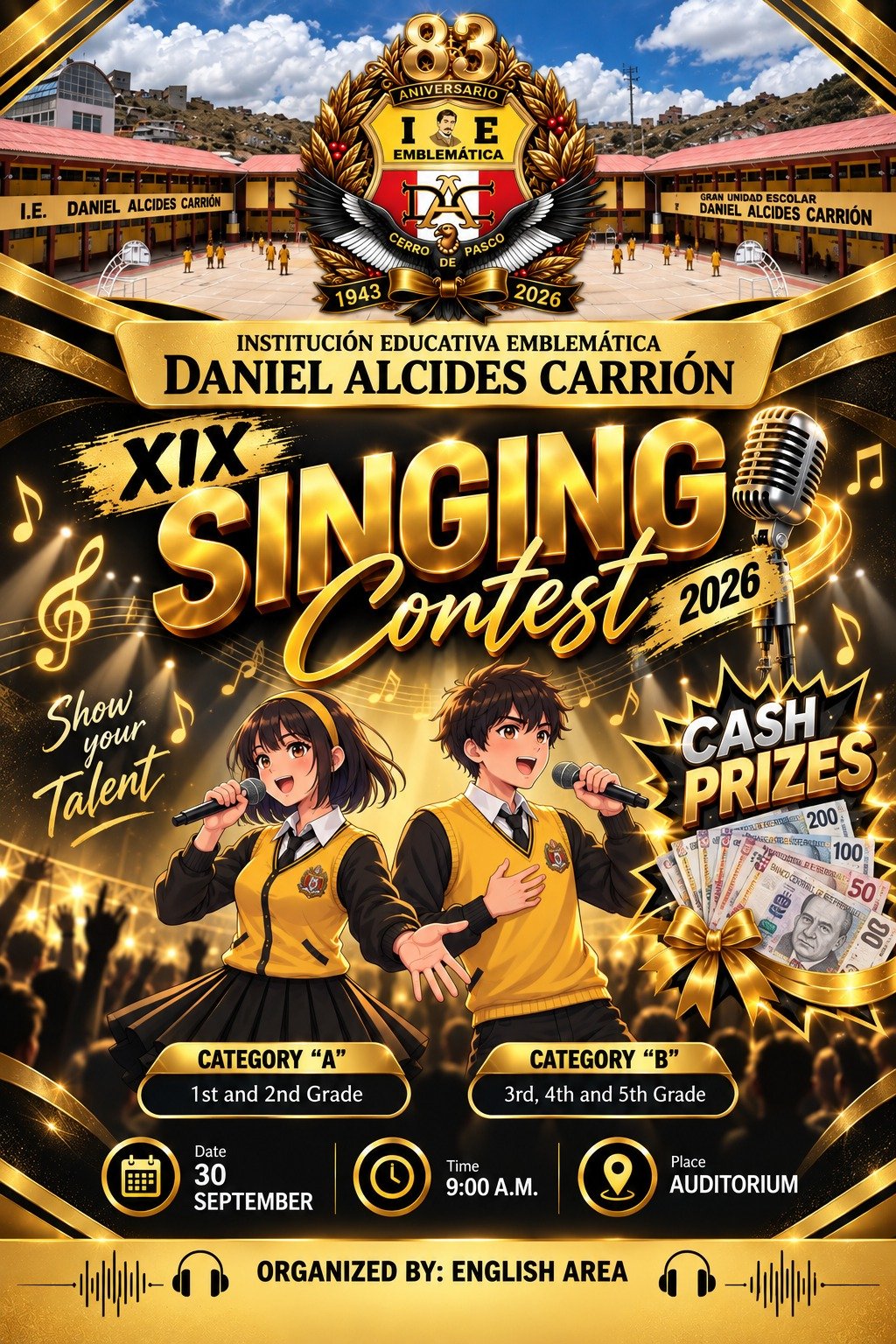 Flyer XIX  ENGLISH SINGING CONTEST 2026